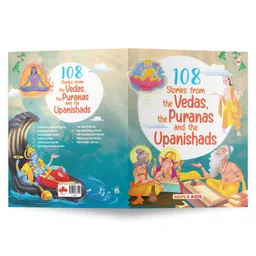 maple press 108 Stories from the Vedas the Puranas and the Upanishads for Children Illustrated Story Book for Kids -English image 2