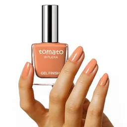 FLiCKA Tomato Gel Finish Nail Polish- 9.9 ml- Shade- 20 image 5