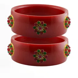Vidhya Kangan Women Red Bangle-picture-25
