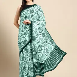BUTA BUTI Floral Pure Cotton Saree-picture-34