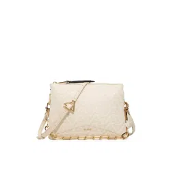 Aldo Womens Pink Cross Body Sling Bag With Detachable Strap & Chain-image-10