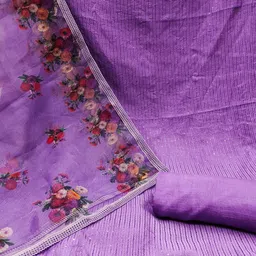 Panzora Embroidered Unstitched Dress Material image 4