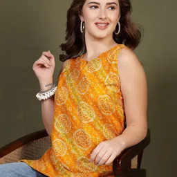 KALAMIR Women Ethnic Motifs Printed Top-picture-31
