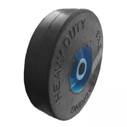 B K JAGAN & CO Size 6 X 2 inch Rubber Bonded C.I Wheel Without Bearing Black, B.K.J132-picture-16