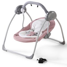 fab n funky Baby Swing with 3-Point Safety Harness & Remote Control - Pink-picture-28