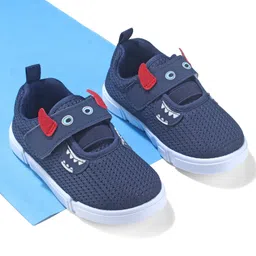 Cute Walk by Babyhug Sneaker Shoes Velcro Closure - Navy Blue-picture-16
