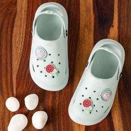 Toothless Candy Applique Detailed Slingback Clogs - Mint-picture-47