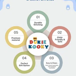 Dukiekooky Super Cute & Adorable Brown and White Cat with Black Collar Plush Soft Toy, Height - 26 cm image 4