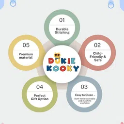 DukieKooky Kids Polyfill Soft Toy Soft Toys and Dolls image 4