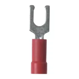 PANDUIT Spade Crimp Terminals TERMINAL, FORK TONGUE, M3.5, 18AWG, RED, PV18-6LF-CY (Pack of 2)-picture-10
