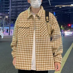 HERE&NOW Men Spread Collar Checked Tailored Jacket-picture-41