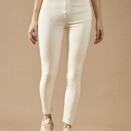 DOLCE CRUDO Women Skinny Fit Stretchable Jeans-picture-27