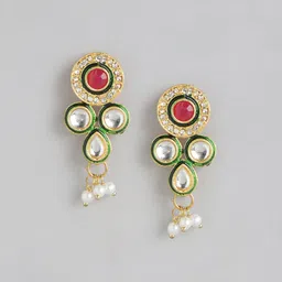 Anouk Gold-Plated Kundan Jewellery Set image 5