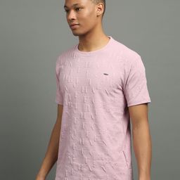FROSEN FOX Men Self Design Round Neck T-shirt-picture-9