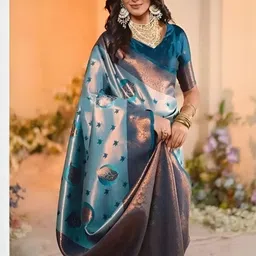 Vovar Woven Design Zari Kanjeevaram Saree image 2