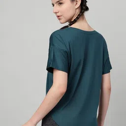 MKH Women Typography Printed Dri-FIT T-shirt image 4