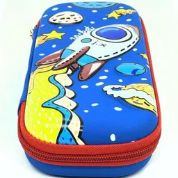 NOSCOMP Space Rocket Printed Stress-Crack Resistance Multipurpose Pencil Box image 3