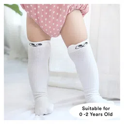 SYGA Set of 4 Cotton Printed Socks - Grey & Blue & Pink image 2