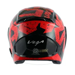 VEGA Unisex Lark Twist ISI Certified Lightweight Open Face Helmet image 4