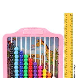 Ratnas Educational 2 In 1 Learn To Count Slate And Abacus - Pink image 3