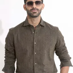 rare rabbit Men Regular Fit Printed Spread Collar Casual Shirt image 1