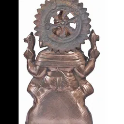 JY Copper-Toned Religious Idol Showpiece image 2