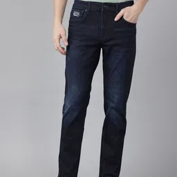 U.S. Polo Assn. Denim Co. Men Brandon Mid-Rise Light Fade Stretchable Slim Tapered Jeans-picture-37