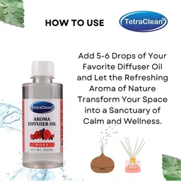 TetraClean Aroma Diffuser Oil Rose- 250 ml image 4