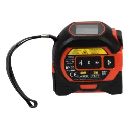 Yato Laser Distance Meter Range 40 m with Measuring Tape And Cross Laser Line, YT-73122-picture-11