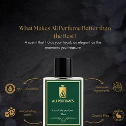 Ali Perfumes Kaaf Long Lasting Extrait De Parfum - 50 ml image 2
