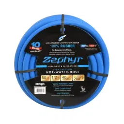 Zephyr Hot-n-Cold Water / Garden Hose with Fitting 16 mmx30 m Blue Rubber 10 Bar image 1
