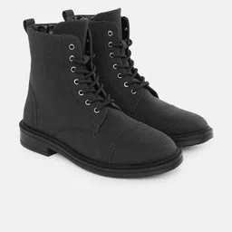 The Roadster Life Co. Women Textured Lace-Ups Boots-picture-25