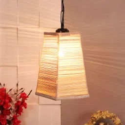 Tucasa NTU-292 Natural Bamboo Hanging Light (Beige) image 5