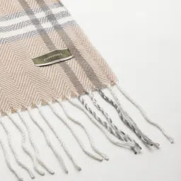 Cayman Herringbone Self Design Tasselled Stole image 4