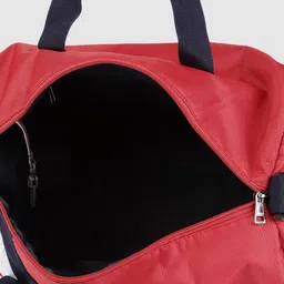 Tommy Hilfiger Unisex Red & White Duffel Bag image 4