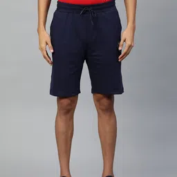 PSG Men Navy Blue Paris Saint-Germain Sports Shorts-picture-19