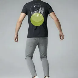 HERE&NOW Men Printed Bio Finish T-shirt image 3