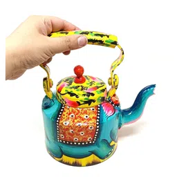 A&A Kreative Box Traditional Décor Kettle- Hand Painted -Available in Assorted Colours and Designs image 3