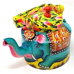 A&A Kreative Box Traditional Décor Kettle- Hand Painted -Available in Assorted Colours and Designs image 4