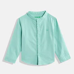 United Colors of Benetton Band Collar Casual Shirt-picture-44