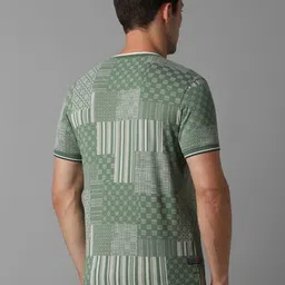 Louis Philippe Jeans Men Printed Slim Fit T-shirt image 4