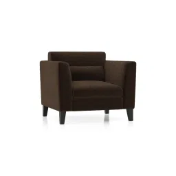 urban ladder create Lewis 1 Seater Fabric Sofa in Dark Earth Colour-picture-31