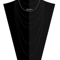 BHIMA 22K BIS Hallmark 916 Purity Yellow Gold Plain Chain image 4