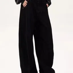 KPOP Women Comfort Loose Fit Trousers-image-13