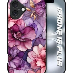 QRIOH Floral Printed iPhone 16 Plus Back Case Mobile Accessories image 4