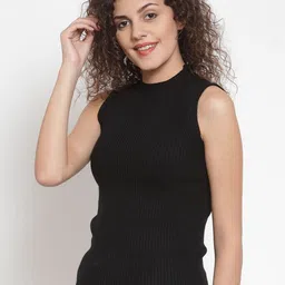 Global Republic Women Pack Of 2 Self Design Round Neck Tops image 5