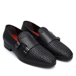 ROSSO BRUNELLO Men Leather Formal Monk Shoes image 3