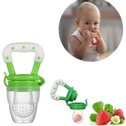 probang Silicone Organic 3in1 Baby's BPA-Free Rattle Sound Toy Teether Food Fruit Feeder Teether and Feeder image 2