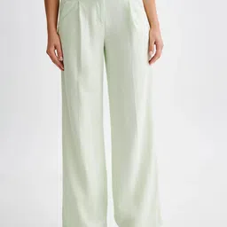 Bee Boe Women Straight Fit High-Rise Trousers-image-52