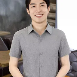 StyleCast Men Polo Collar Textured Regular Fit Shirt-image-6